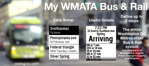 my wmata bus banner